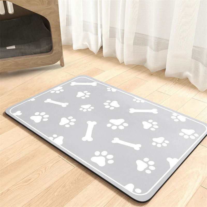 Extra Large Waterproof Silicone Pet Feeding Mat with Non-Slip Backing