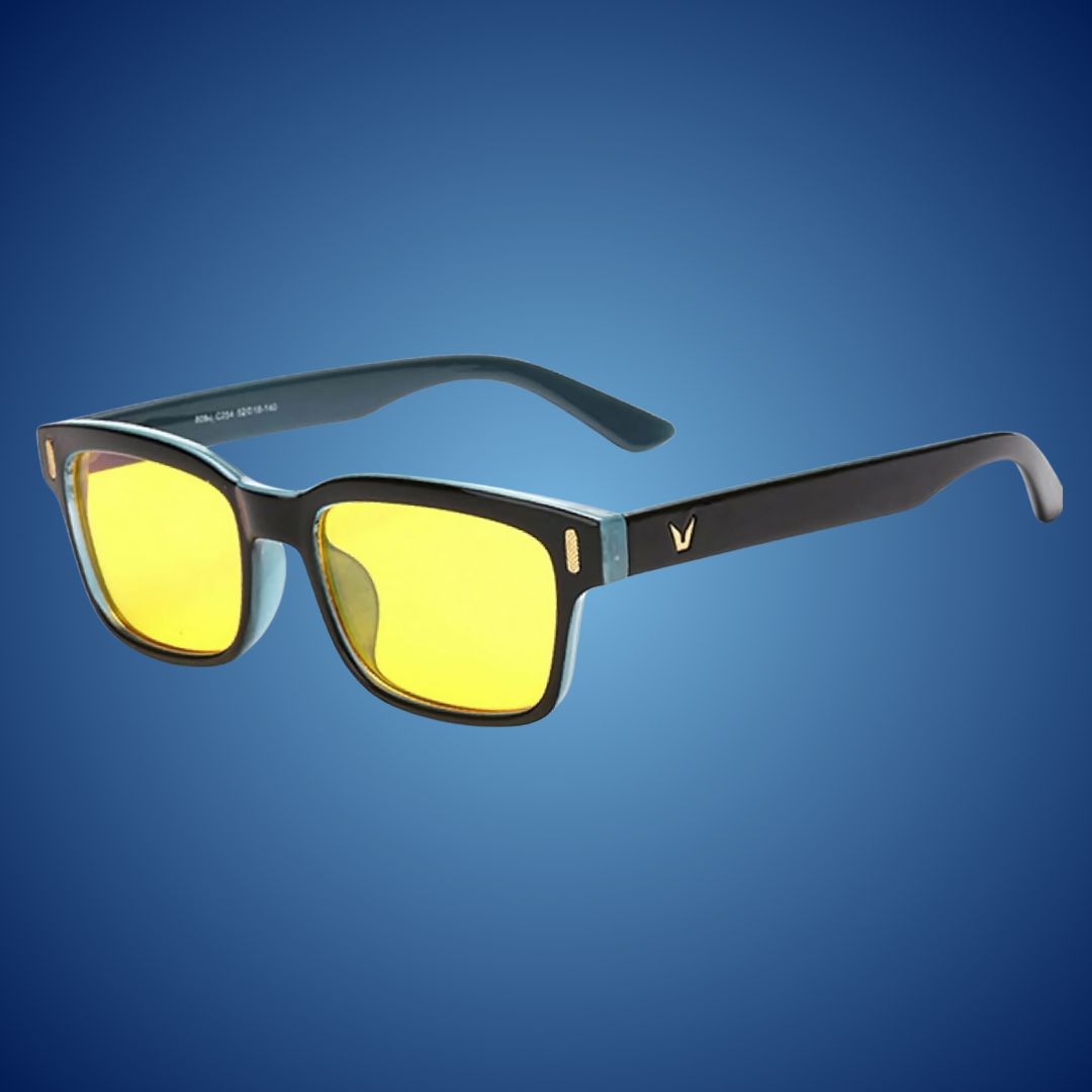 EyeShield Pro Blue Light Blocking Computer Glasses | With UV Protection - Reduces Eye Strain - Improves Sleep Quality - Relieves Eye Fatigue FleekFit