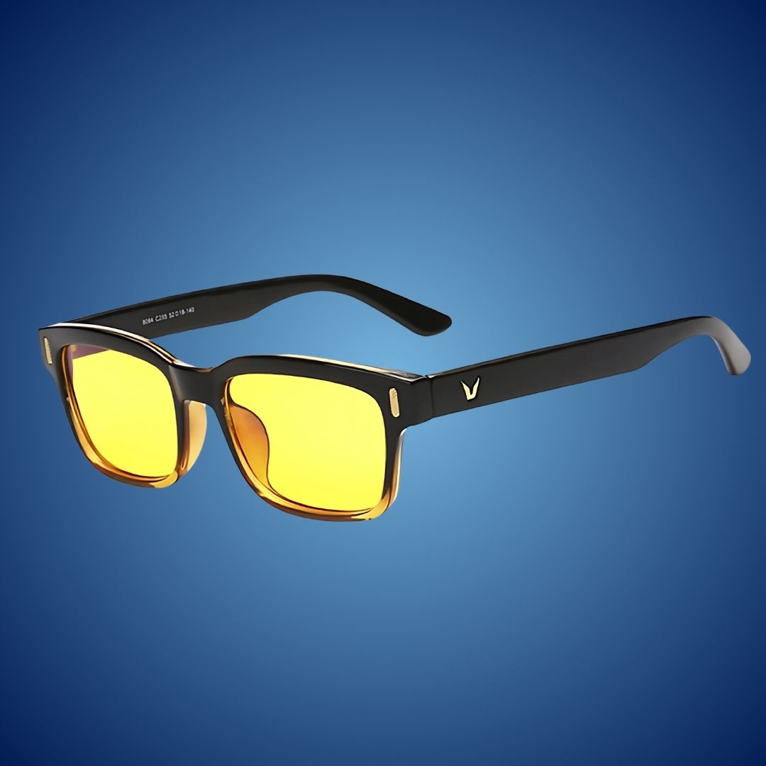 EyeShield Pro Blue Light Blocking Computer Glasses | With UV Protection - Reduces Eye Strain - Improves Sleep Quality - Relieves Eye Fatigue FleekFit
