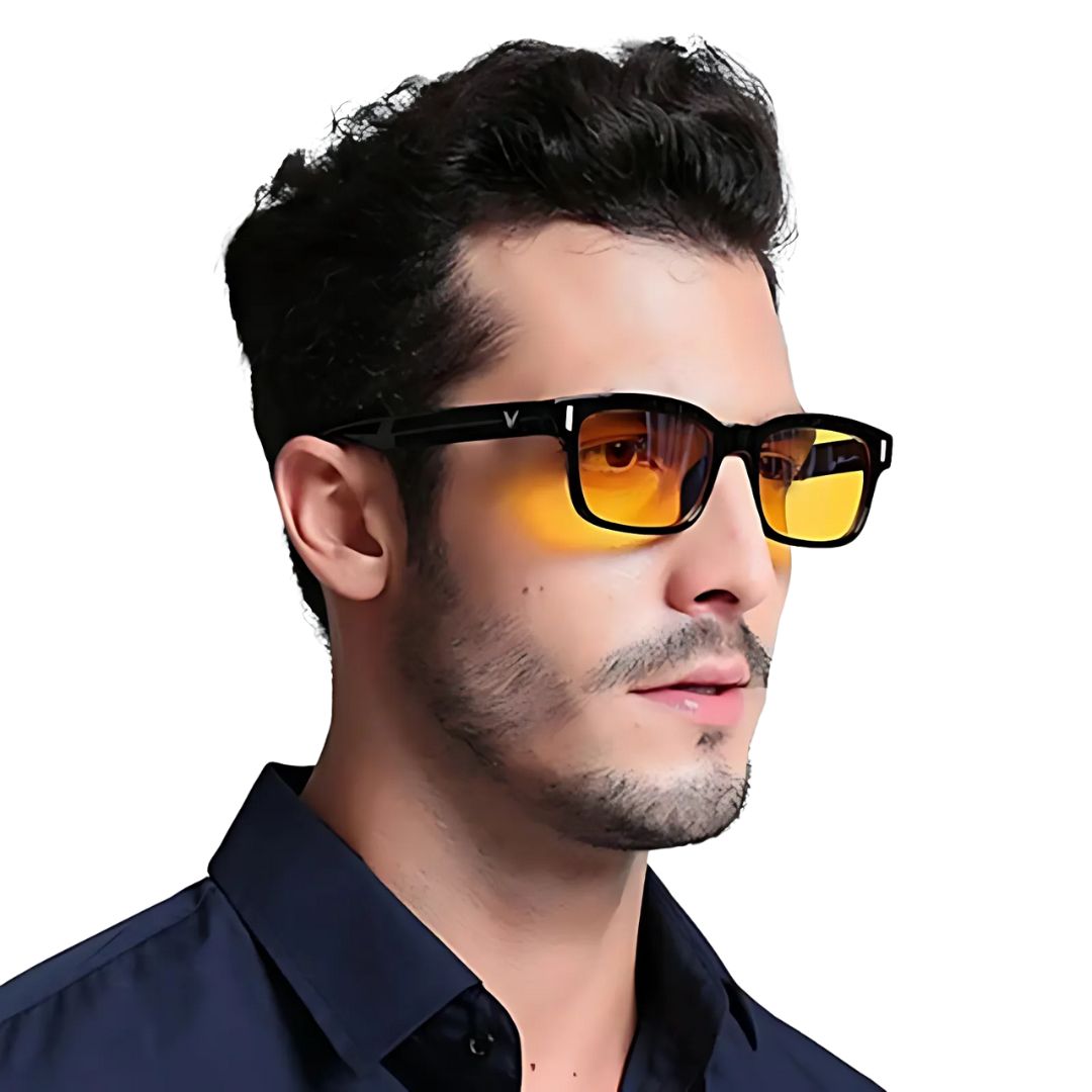 EyeShield Pro Blue Light Blocking Computer Glasses | With UV Protection - Reduces Eye Strain - Improves Sleep Quality - Relieves Eye Fatigue FleekFit