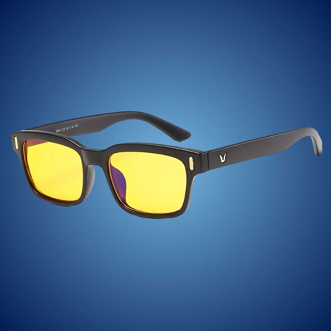 EyeShield Pro Blue Light Blocking Computer Glasses | With UV Protection - Reduces Eye Strain - Improves Sleep Quality - Relieves Eye Fatigue FleekFit