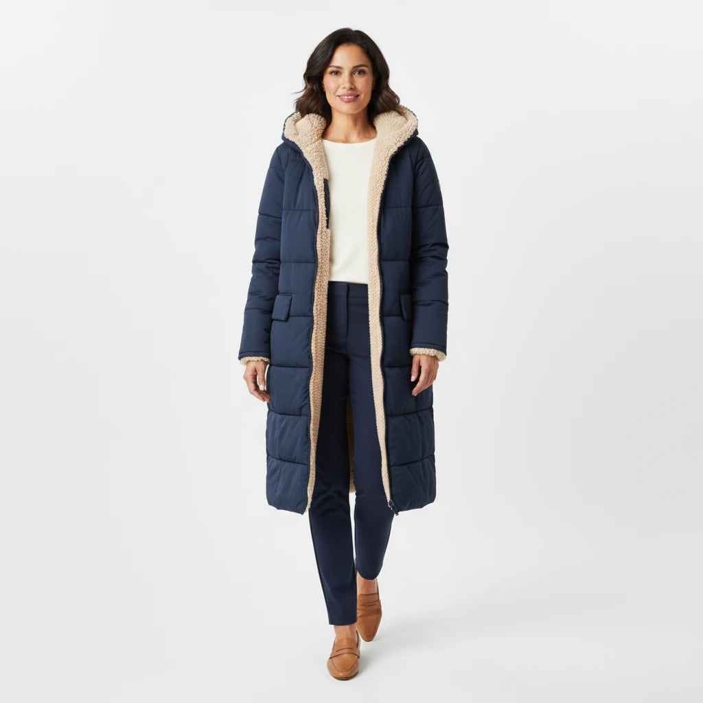 Hooded Puffer Jacket for Women