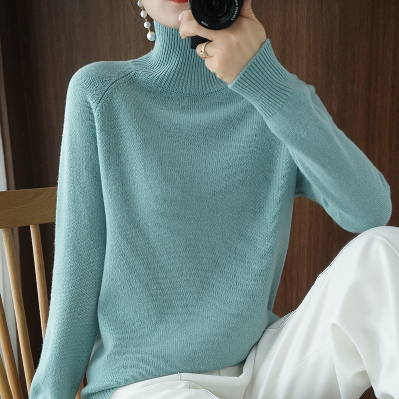 Image of Felicia | Women's Fitted Turtleneck Sweater