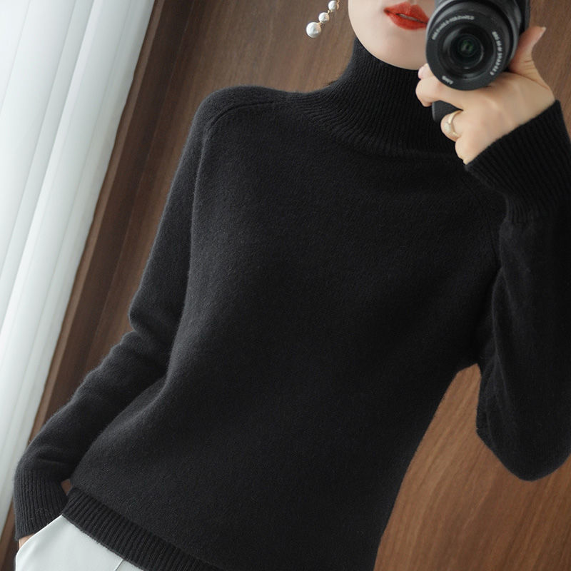 Image of Felicia | Women's Fitted Turtleneck Sweater