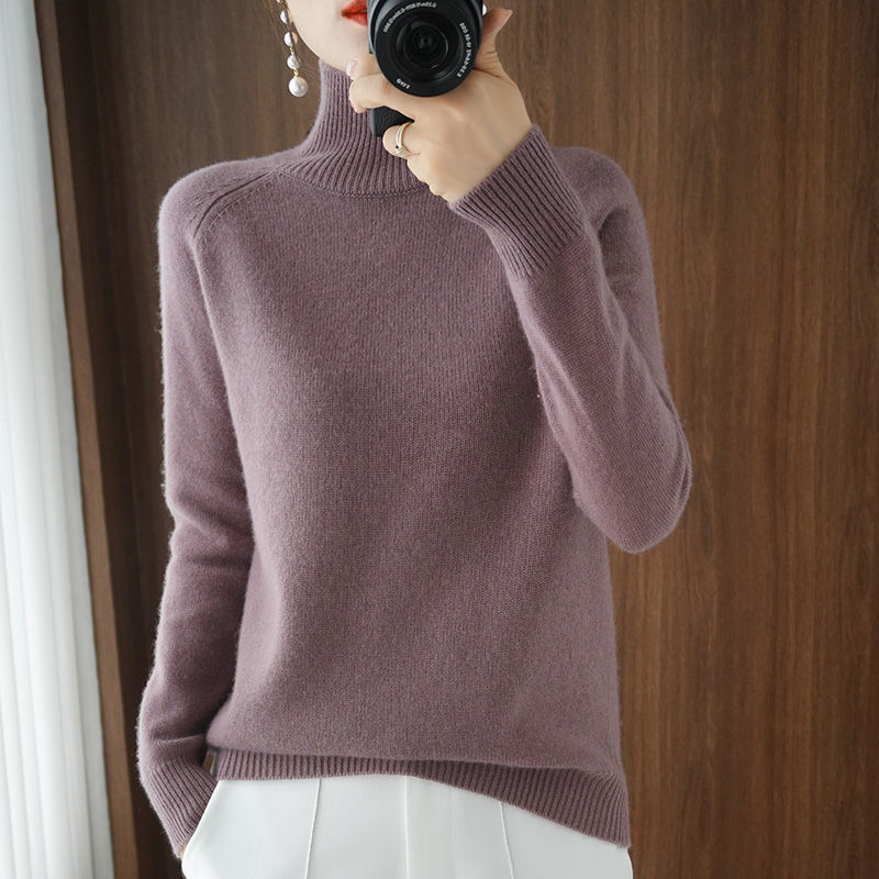 Image of Felicia | Women's Fitted Turtleneck Sweater