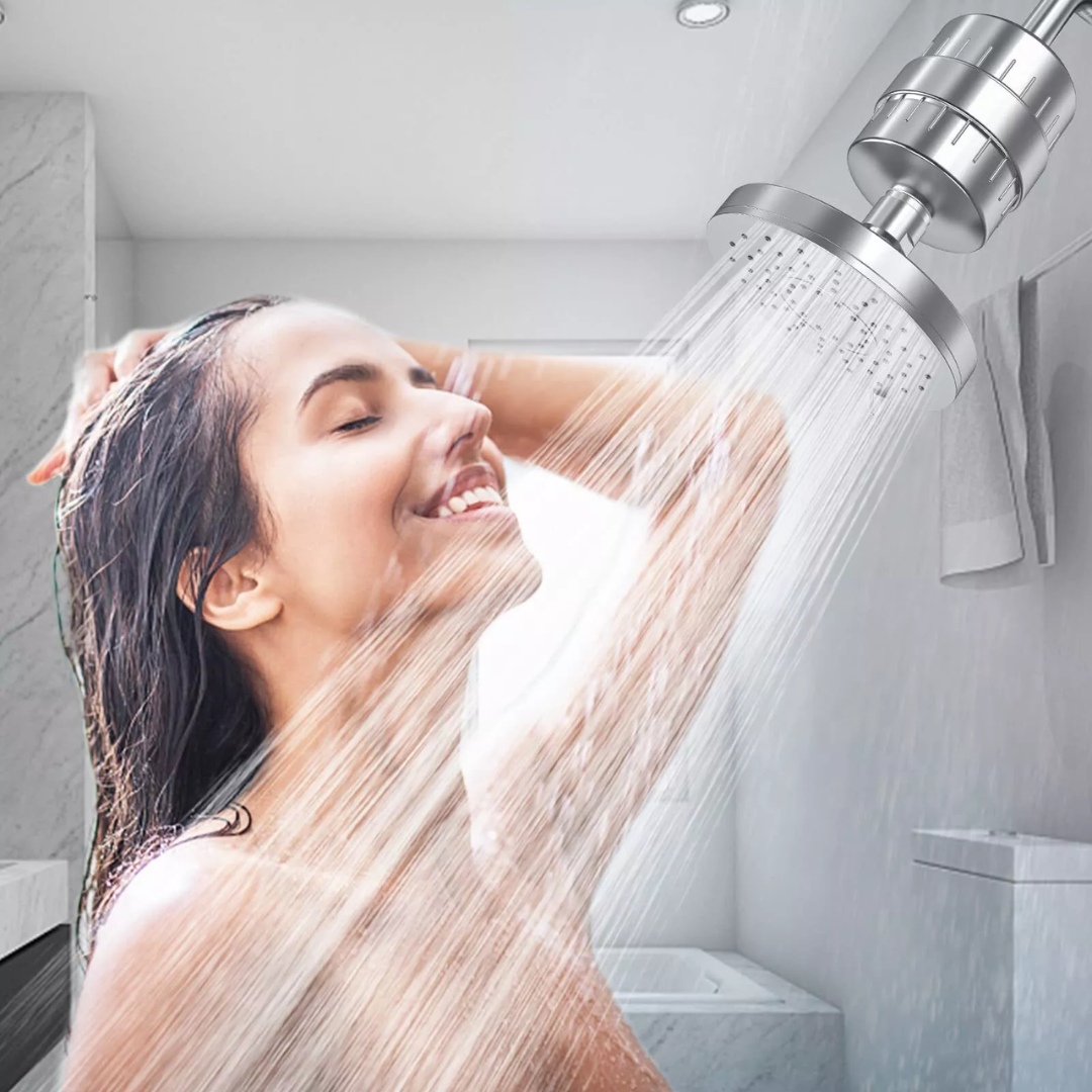 Filtered Shower Head for Skin Radiance and Hair Health