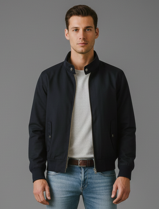 Image of Finn | Men's Zip Up Bomber Jacket