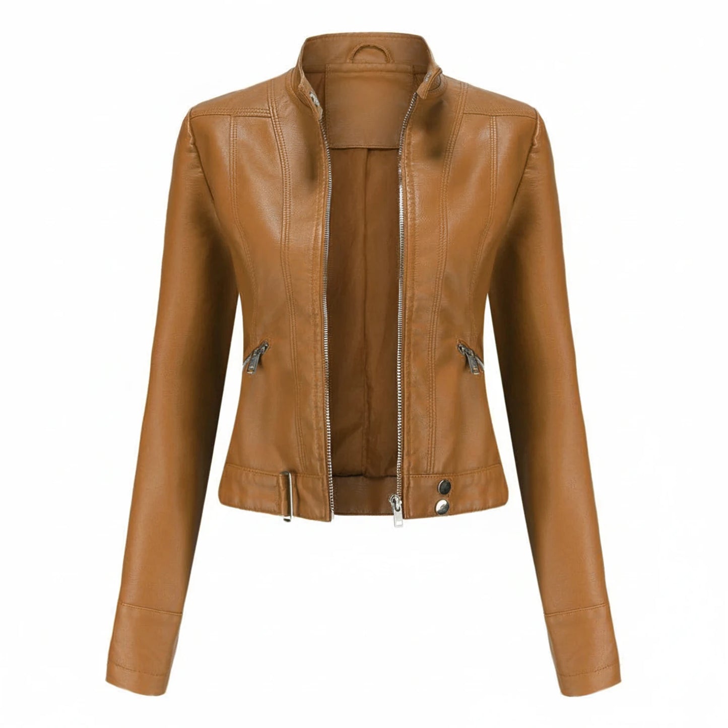Fitted Biker Jacket for Women