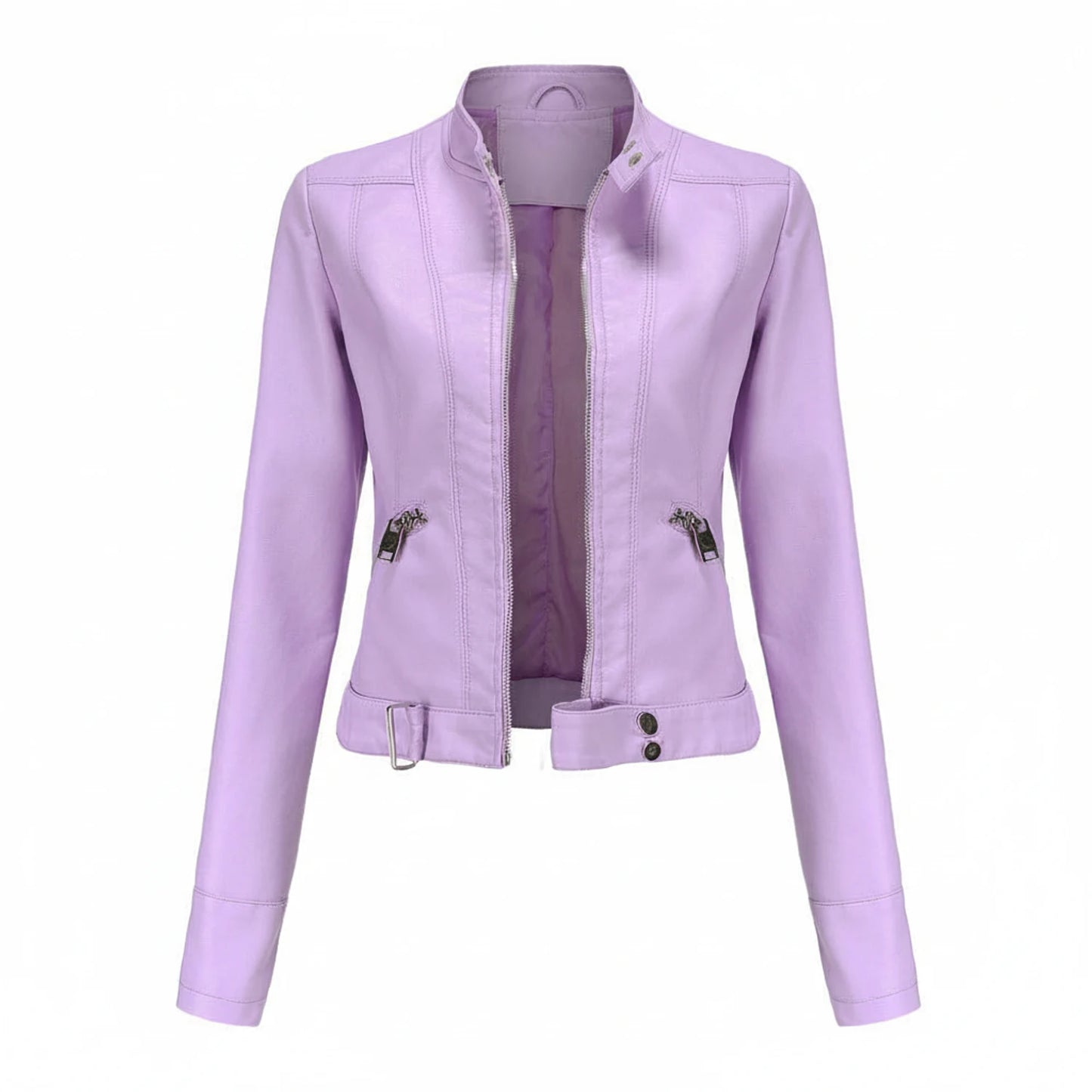 Fitted Biker Jacket for Women
