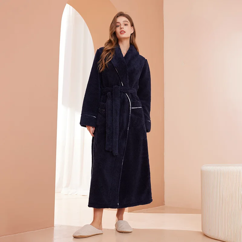 Flannel Winter Bathrobe