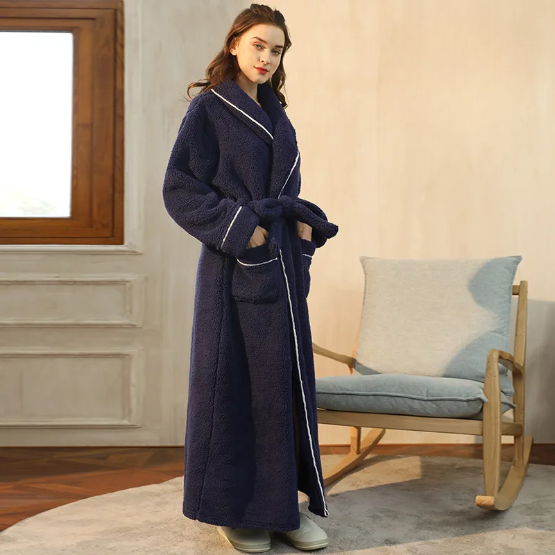 Flannel Winter Bathrobe