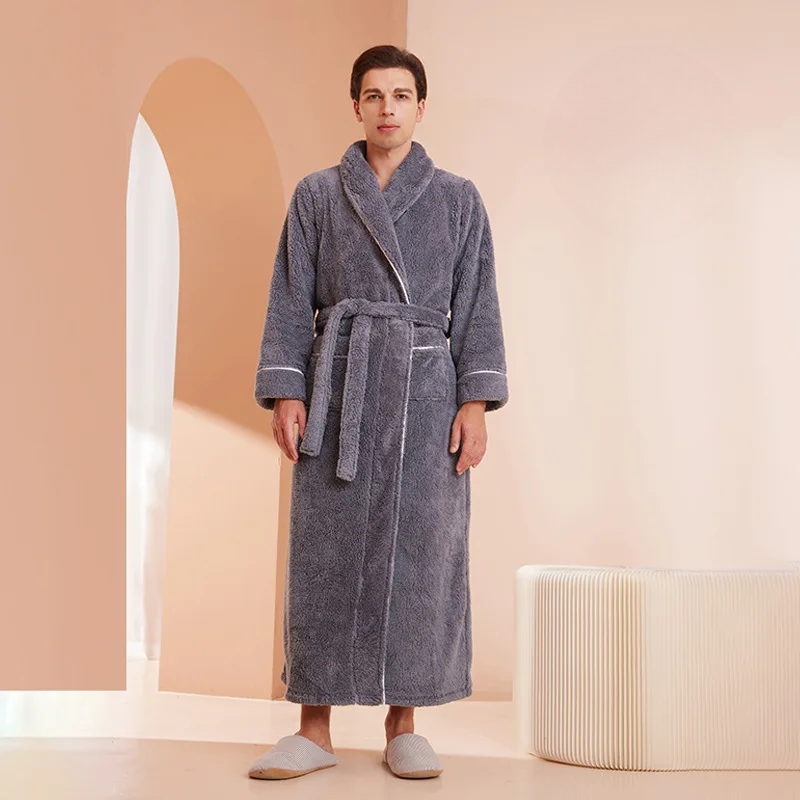Flannel Winter Bathrobe