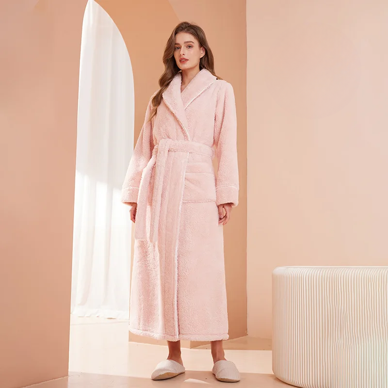 Flannel Winter Bathrobe