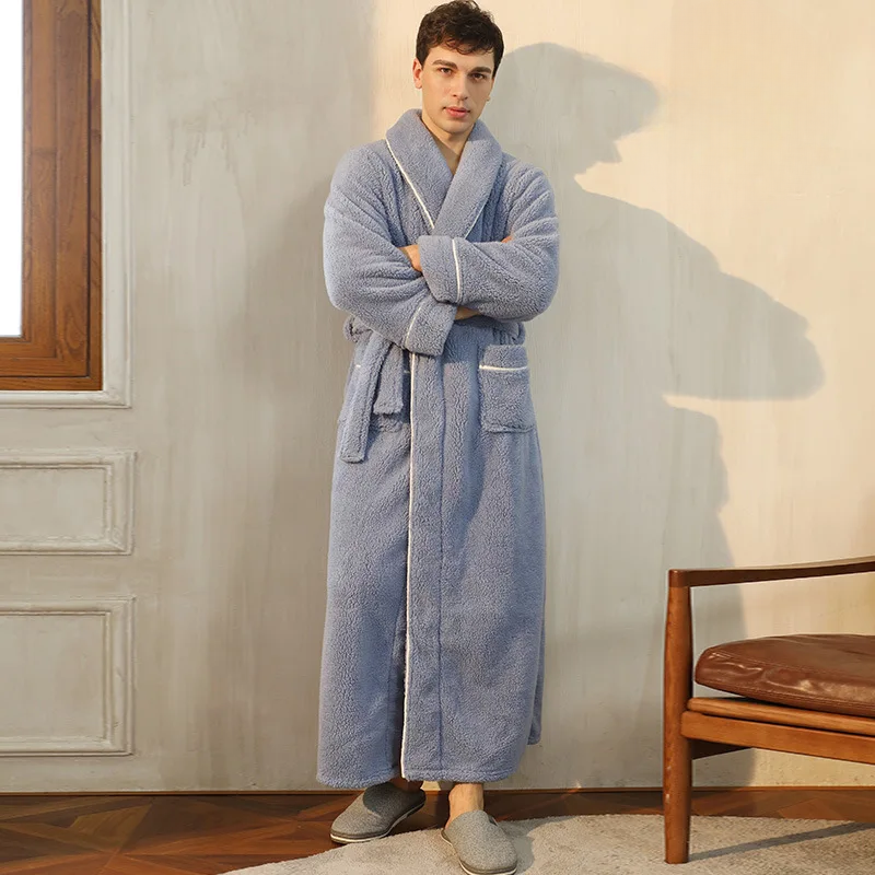 Flannel Winter Bathrobe
