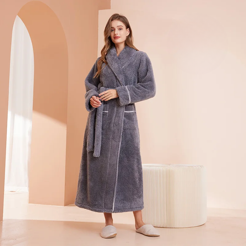 Flannel Winter Bathrobe