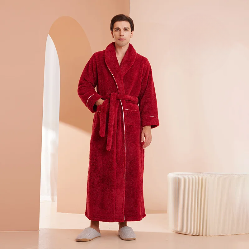 Flannel Winter Bathrobe