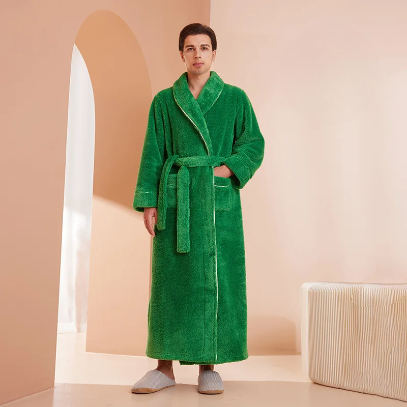 Flannel Winter Bathrobe