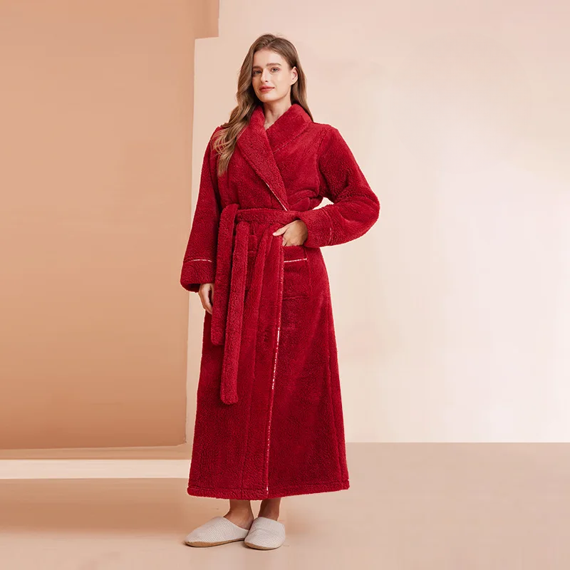 Flannel Winter Bathrobe