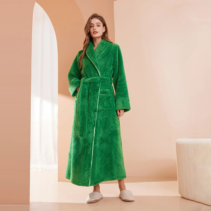Flannel Winter Bathrobe