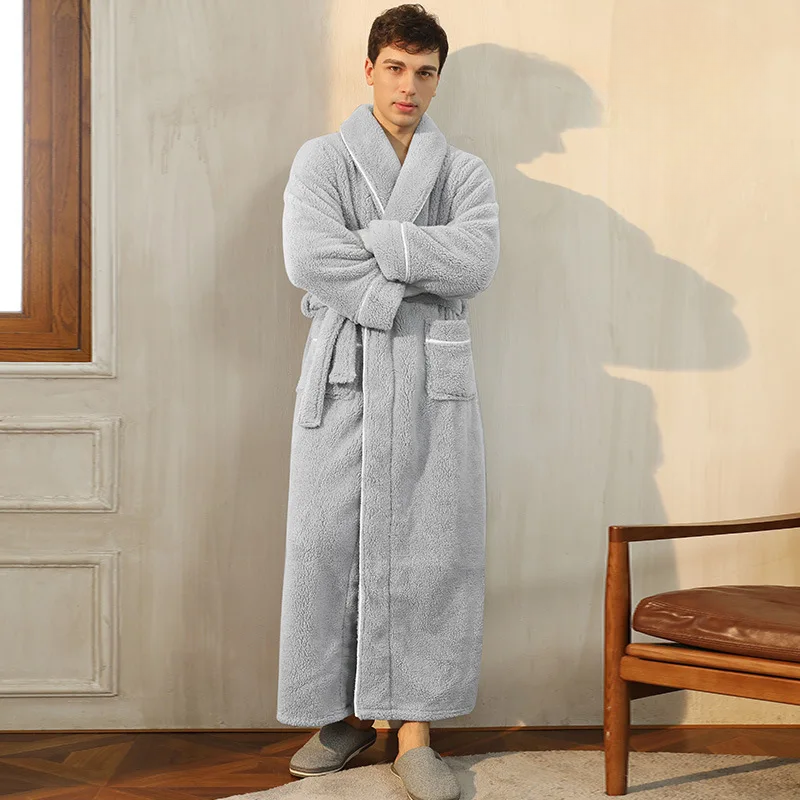 Flannel Winter Bathrobe