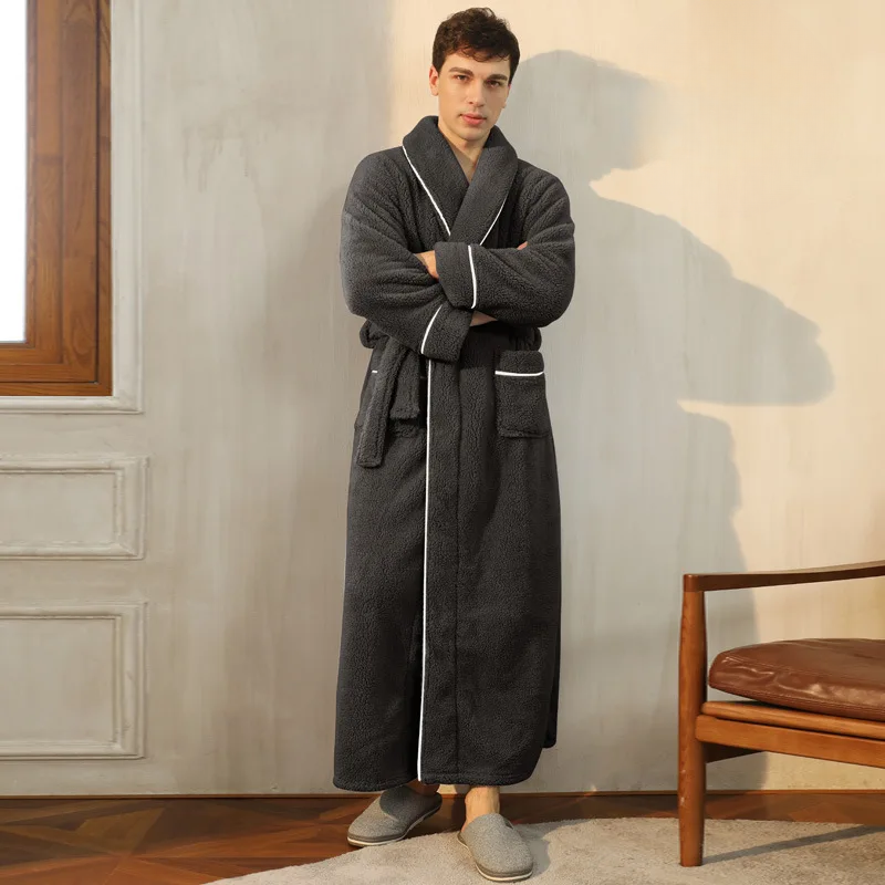 Flannel Winter Bathrobe