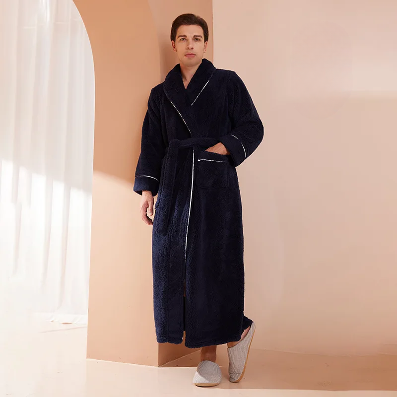 Flannel Winter Bathrobe