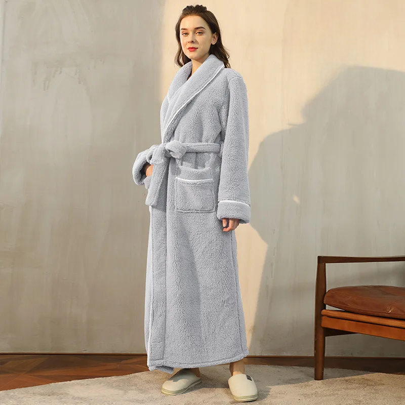 Flannel Winter Bathrobe