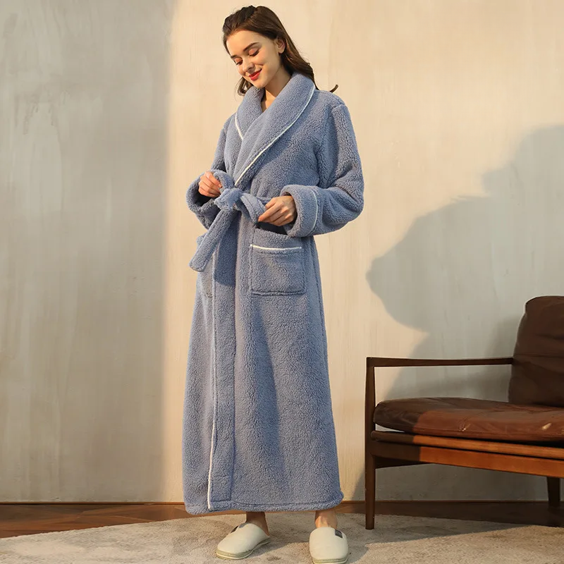 Flannel Winter Bathrobe