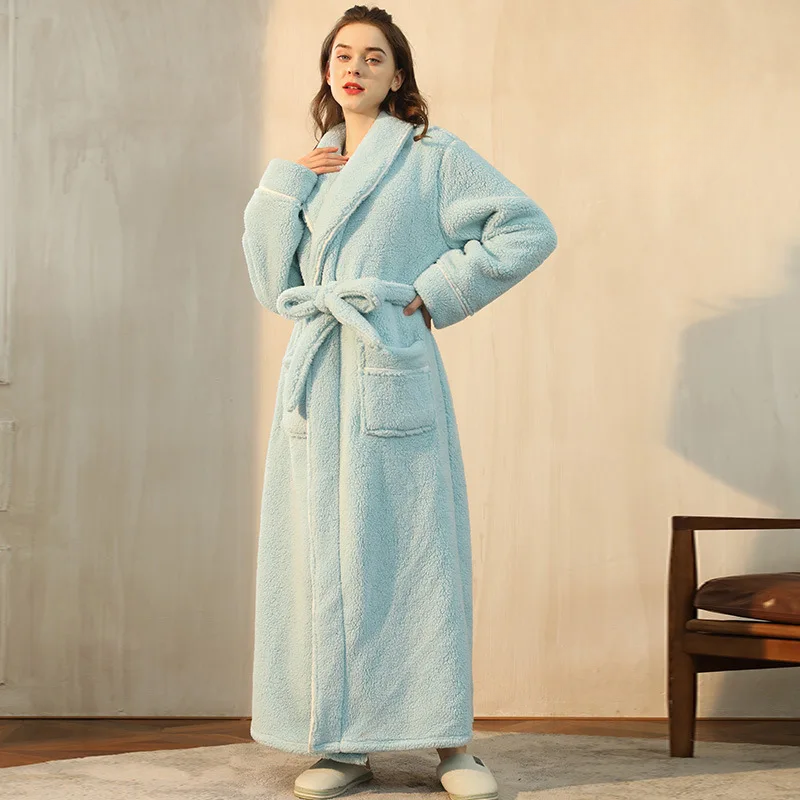 Flannel Winter Bathrobe
