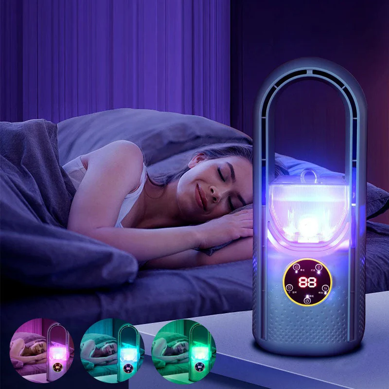 FleekFit | 2025 Blade-Free Silent Portable Air Conditioner Humidifier for Home and Office