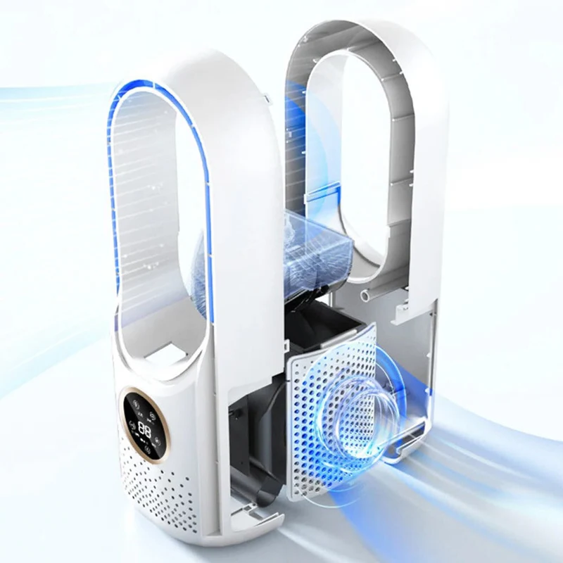 FleekFit | 2025 Blade-Free Silent Portable Air Conditioner Humidifier for Home and Office