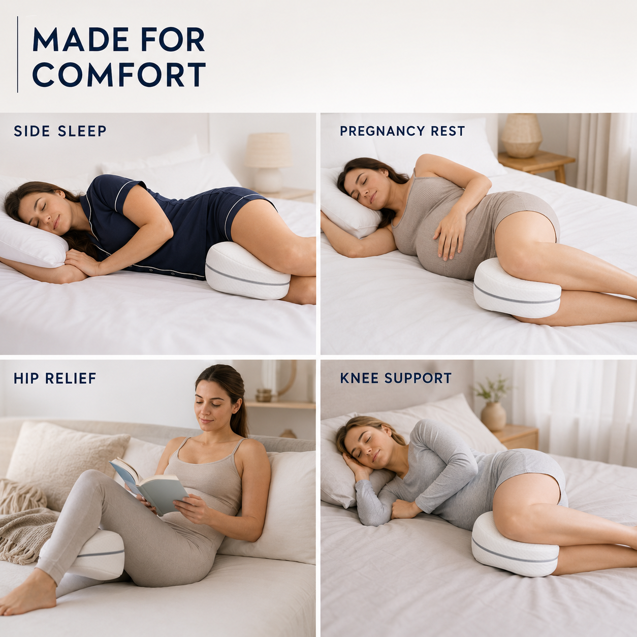 FleekFit | Alignique Contoured Side Sleeper Pillow