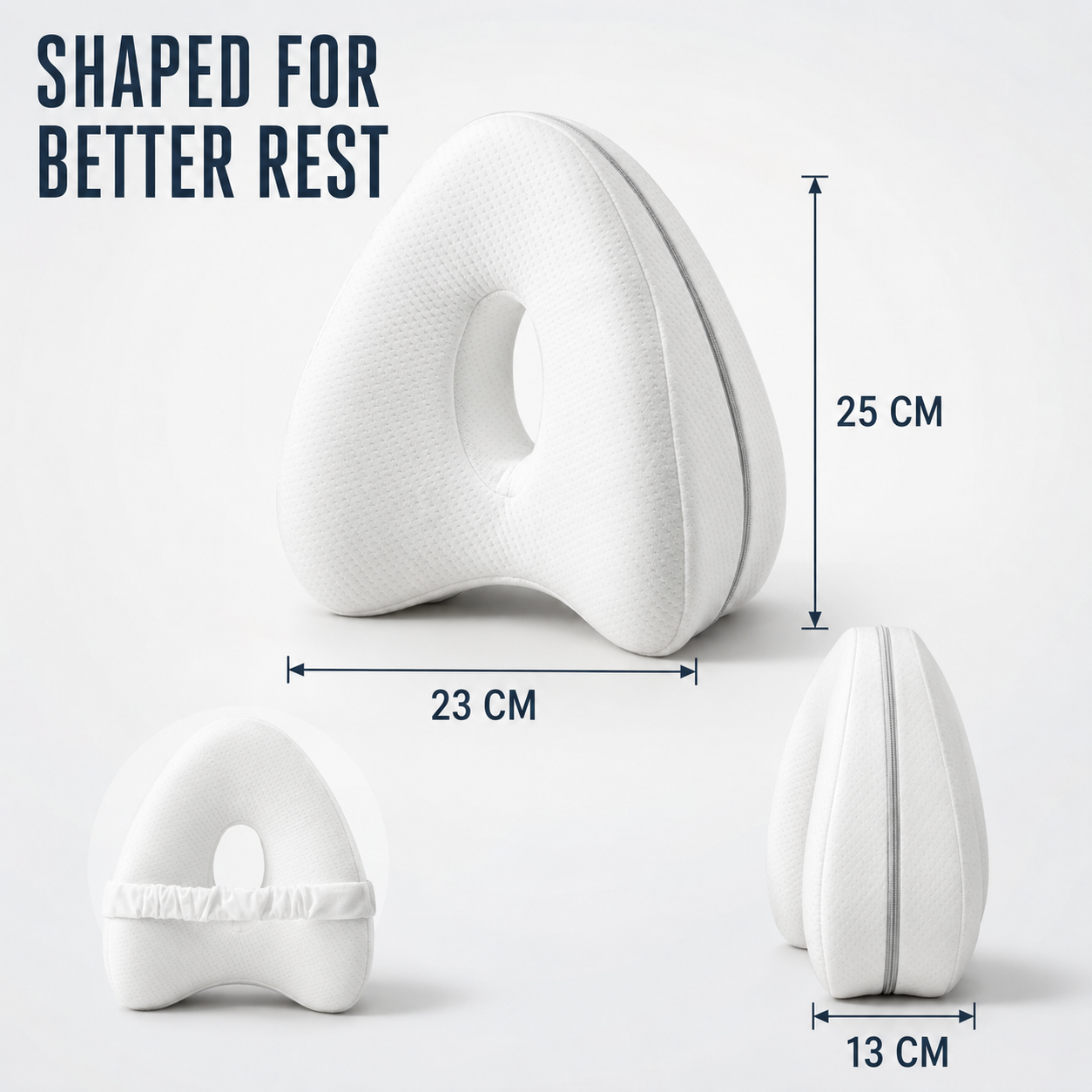 FleekFit | Alignique Contoured Side Sleeper Pillow