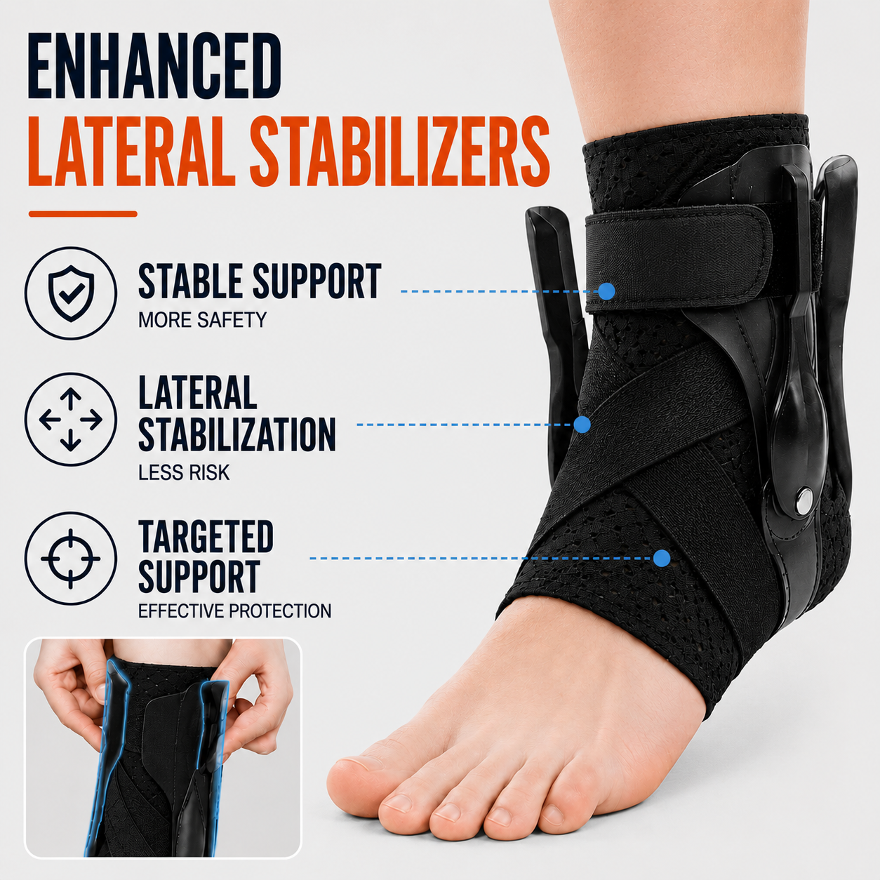 FleekFit | Ankuraid Adjustable Ankle Support Brace