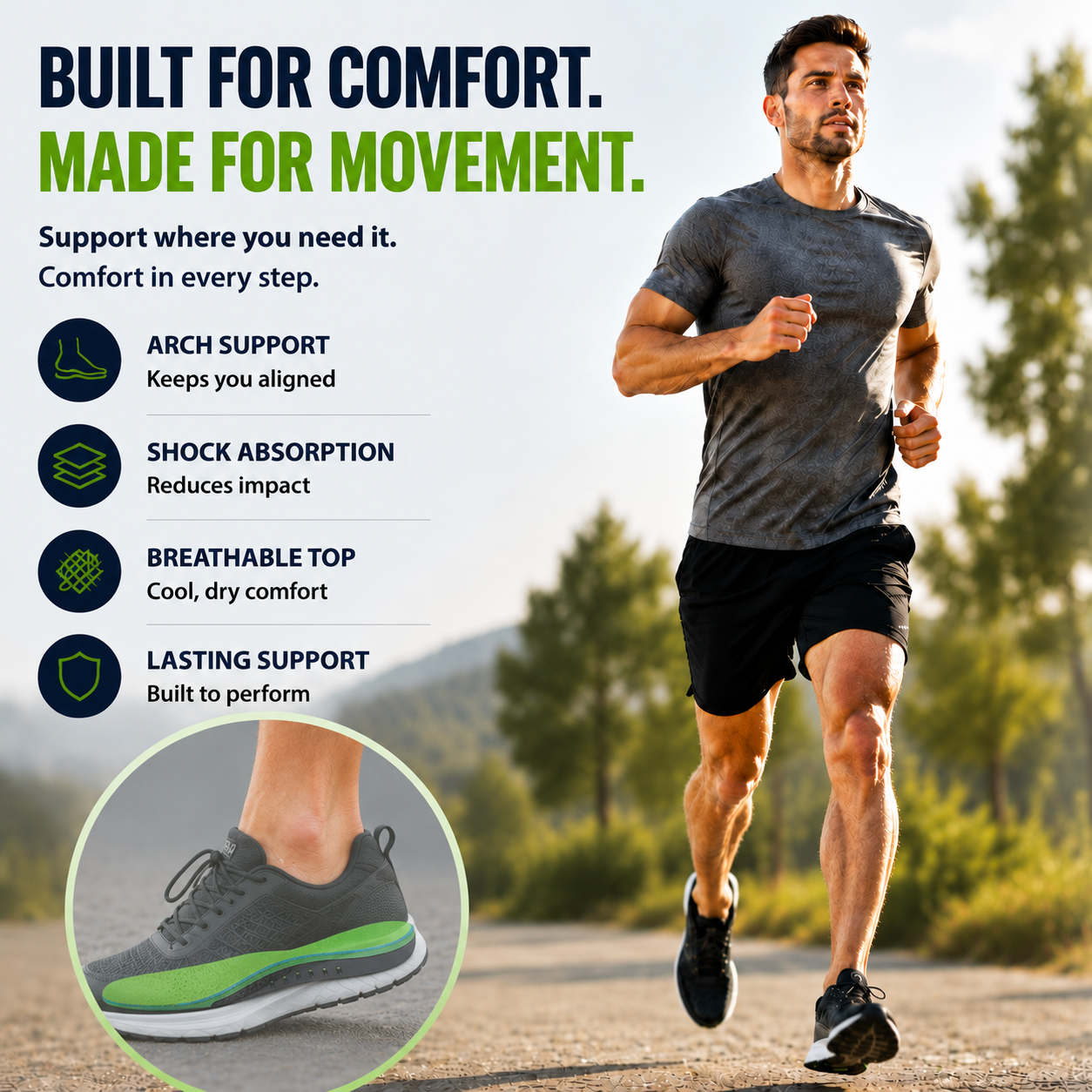 FleekFit | Arcynor Contoured Arch Support Insole