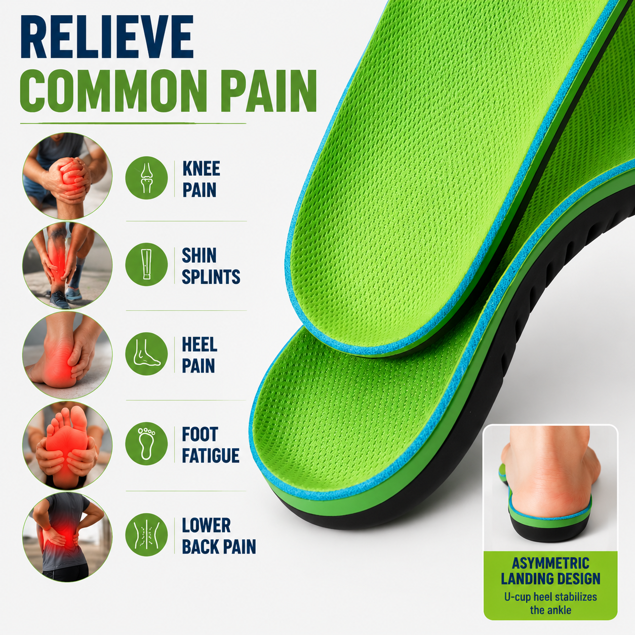 FleekFit | Arcynor Contoured Arch Support Insole