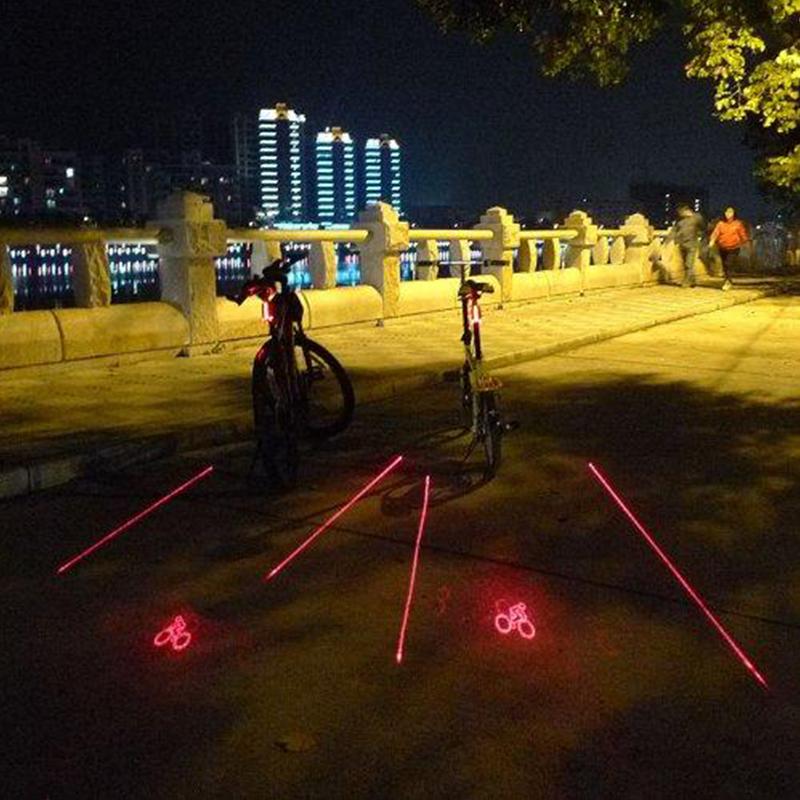 FleekFit | Bicycle Laser Projection Taillight