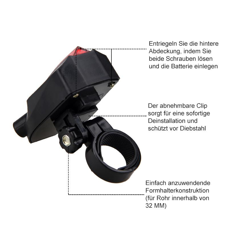 FleekFit | Bicycle Laser Projection Taillight