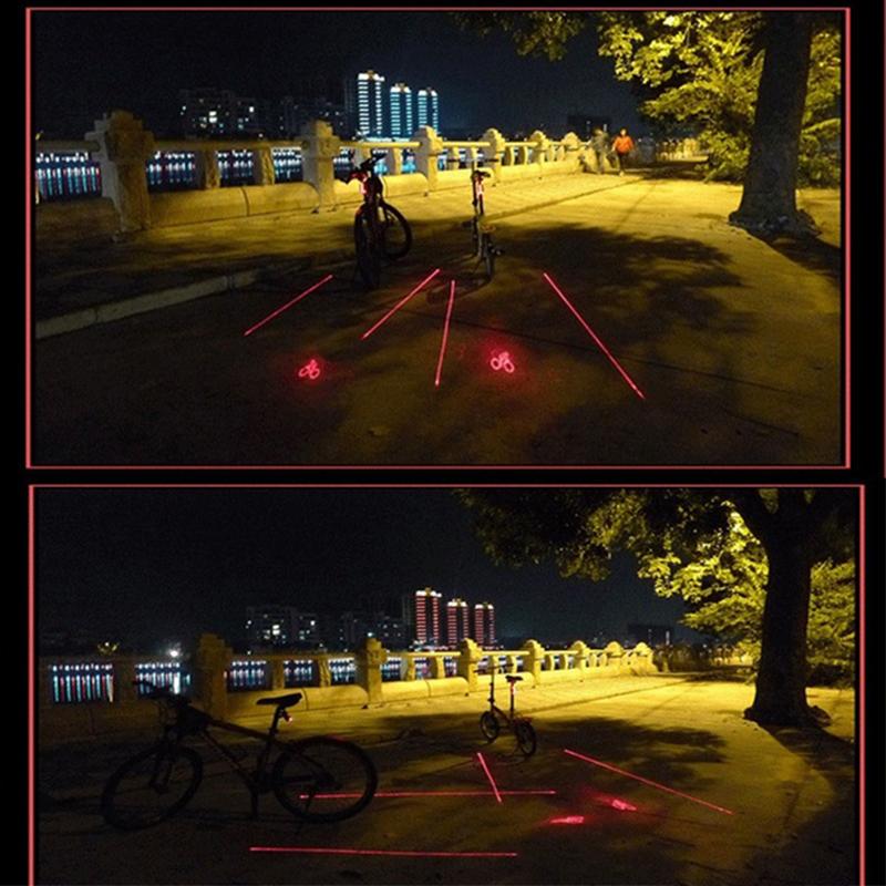 FleekFit | Bicycle Laser Projection Taillight