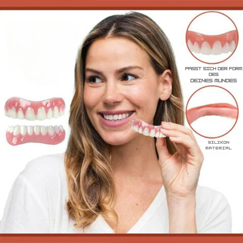 FleekFit | Biocompatible Silicone Prosthesis Set for Pain-Free Fit and Natural Smile