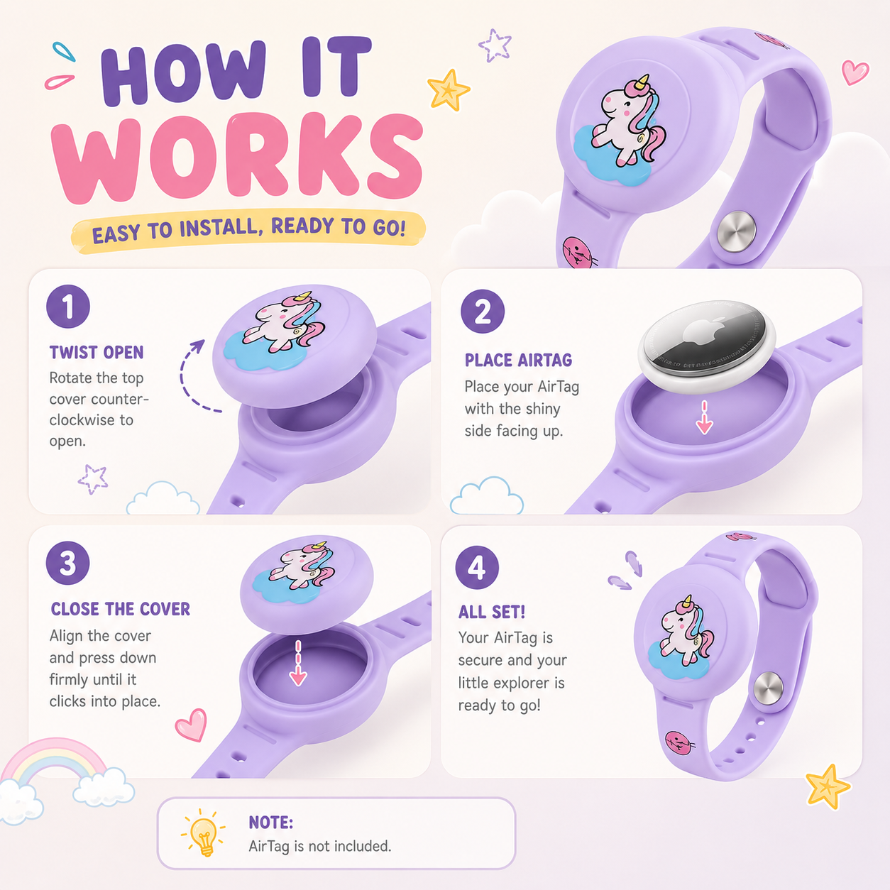 FleekFit | Children Silicone GPS Wristband