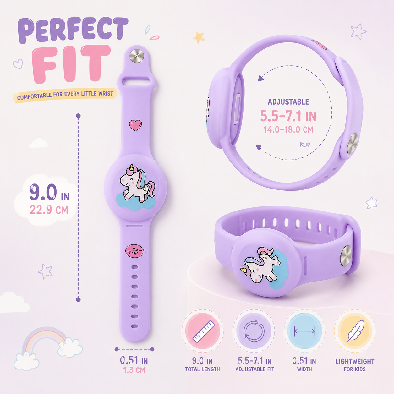 FleekFit | Children Silicone GPS Wristband