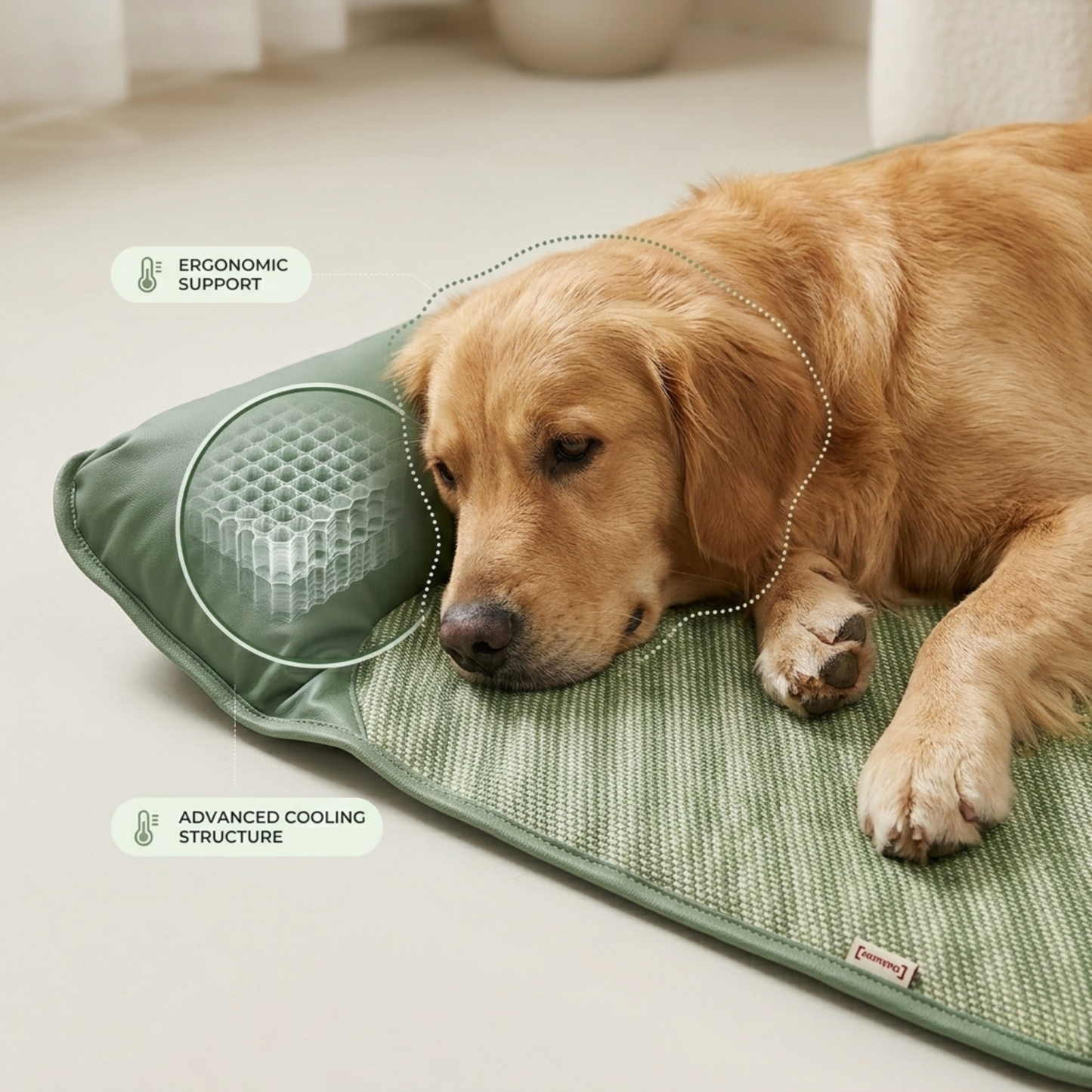 FleekFit | Chilrest Breathable Pet Cooling Mat With Cushion