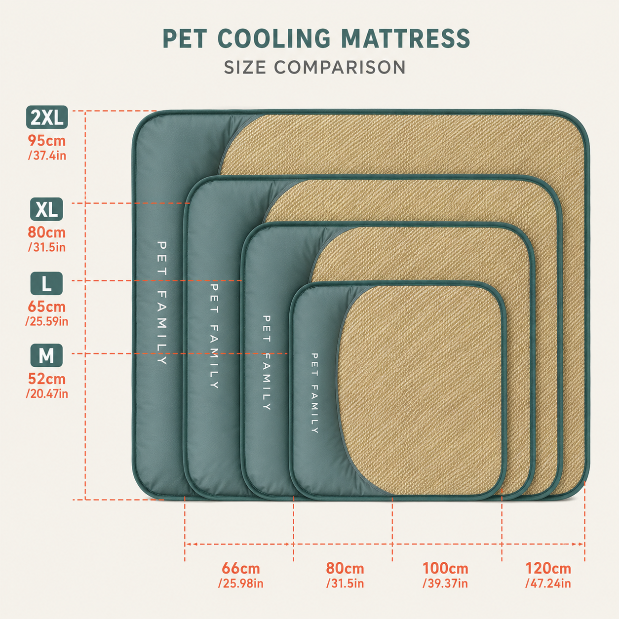 FleekFit | Chilrest Breathable Pet Cooling Mat With Cushion