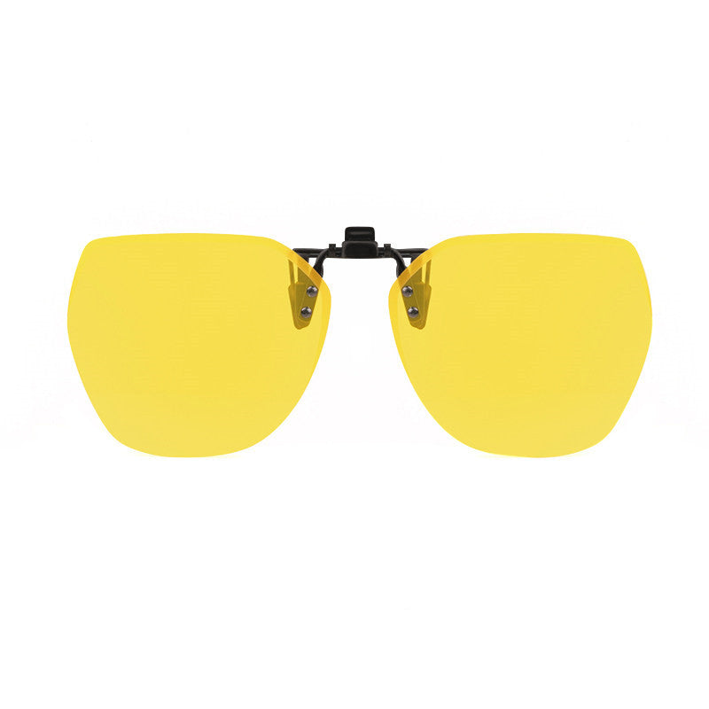 FleekFit | Clip-on Rimless Polarized Sunglasses, with Anti-glare and Flip-Up Design, for Outdoor/Driving