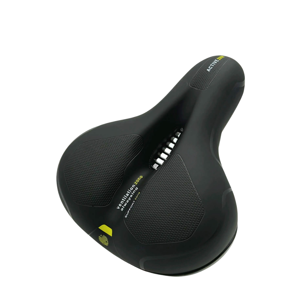 FleekFit | CloudComfort Pro Bicycle Seat | Pressure-Relieving Memory Foam | Black