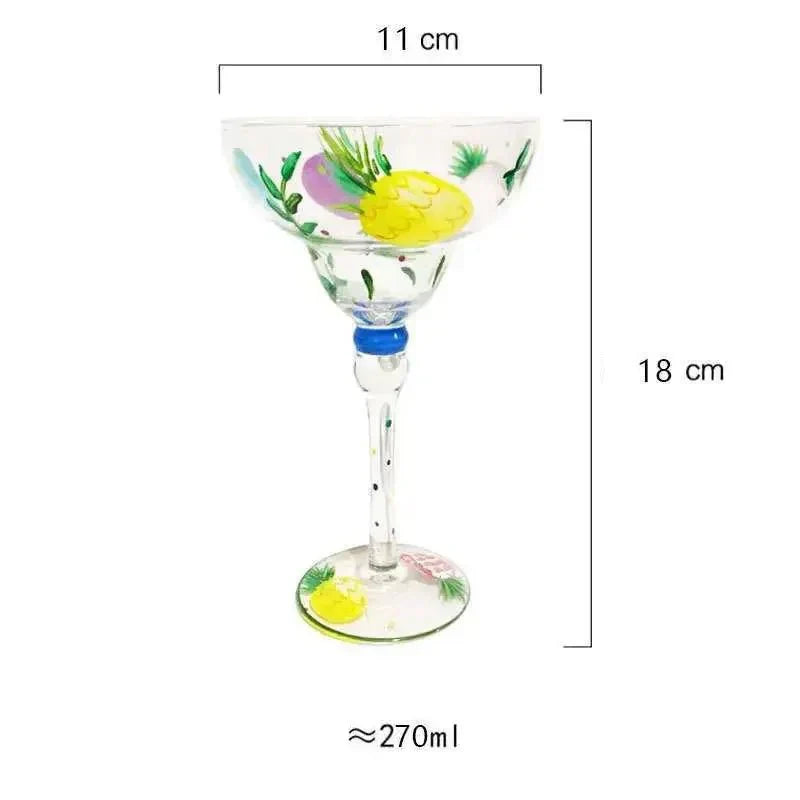 FleekFit | Colorful Margarita Cocktail Glass
