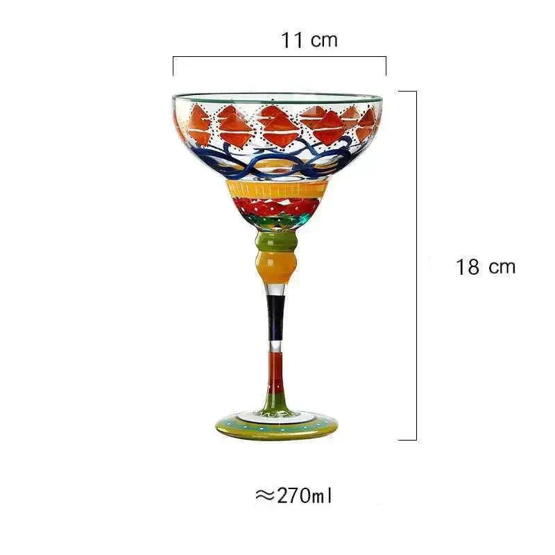FleekFit | Colorful Margarita Cocktail Glass