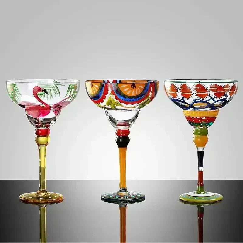 FleekFit | Colorful Margarita Cocktail Glass