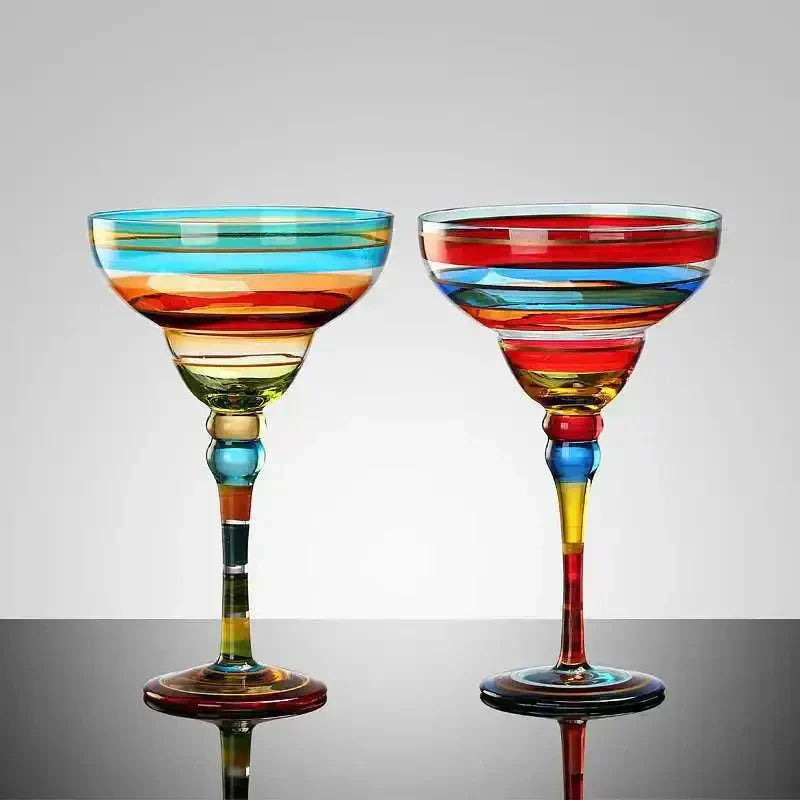 FleekFit | Colorful Margarita Cocktail Glass